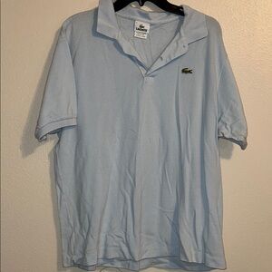 Lacoste Blue Polo Shirt Classic Casual Style